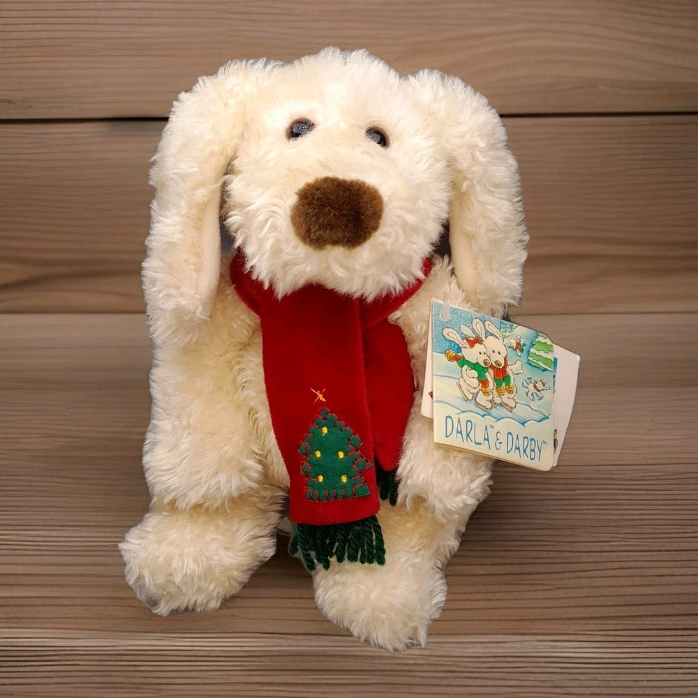Animal‎ Alley Darla & Darby Christmas Dog Plush 8" Commonwealth 2000 Holiday NWT
